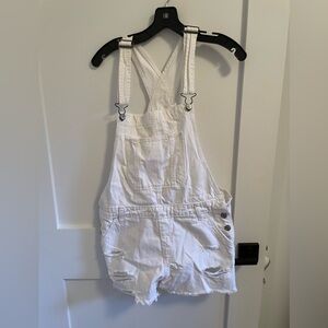 Abercrombie & Fitch White short overalls in great condition